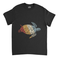 Sea Turtle Retro Style Vintage 5 5 Classic T-shirt | Artistshot