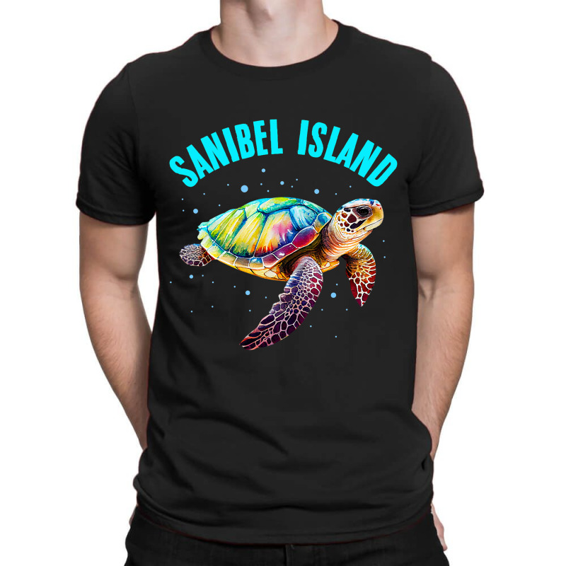 Sanibel Isaland Vacation 2sea Turtle Matching Fami T-shirt | Artistshot