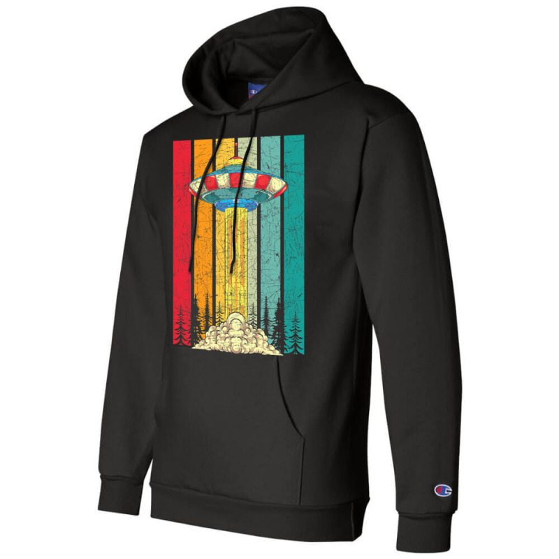 Retro Ufo 21 Champion Hoodie | Artistshot