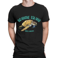 Roanoke Island North Carolina Sea Turtle Design T-shirt | Artistshot