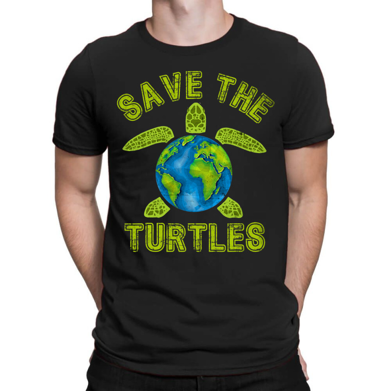 Save The Turtles Shirt Sea Turtle Ocean Wildlife E T-shirt | Artistshot