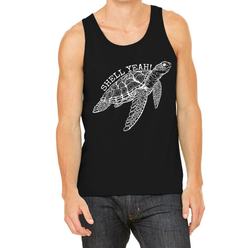 Shell Yeah Cute Tortoise Lover Gift Ocean Animal T Tank Top | Artistshot