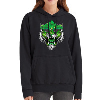 St. Patricks Day Tiger Cute Face Sunglasses Shamro Vintage Hoodie | Artistshot