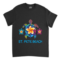 St. Pete Beach Florida 2tribal Tie Dye Sea Turtle Classic T-shirt | Artistshot