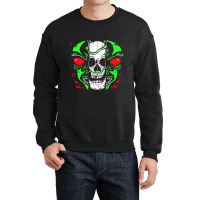 Skeleton Alien Lazy Halloween Costume Cool Skull B Crewneck Sweatshirt | Artistshot