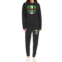 Skeleton Alien Lazy Halloween Costume Cool Skull B Hoodie & Jogger Set | Artistshot