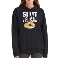 Slut For Crab Rangoon Apparel Vintage Hoodie | Artistshot