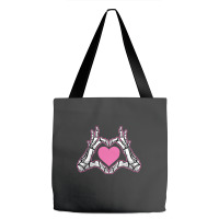 Skeleton Hand Fan Heart Bones Costume Funny Hallow Tote Bags | Artistshot