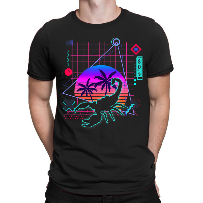 Scorpion Aesthetic Vaporwave 80s Style Arachnid Lo T-shirt | Artistshot