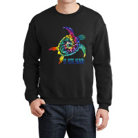 St. Pete Beach Florida Tie Dye Sea Turtle Summer V Crewneck Sweatshirt | Artistshot