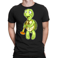 Sea Turtle Trumpet Player Kids Music Orchestra Tru T-shirt | Artistshot