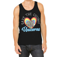 Save The Chubby Unicorns Rhinocerus Wildlife Anima Tank Top | Artistshot