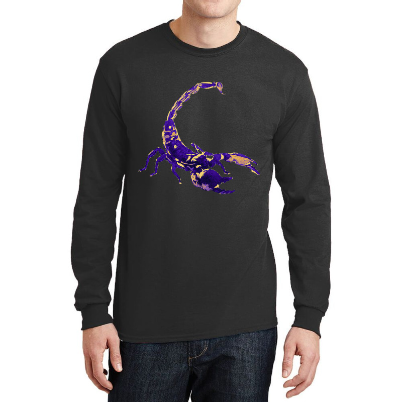 Scorpion Bug Novel Design For Wildlife Nature Love Long Sleeve Shirts by ARTHURDINES | Artistshot