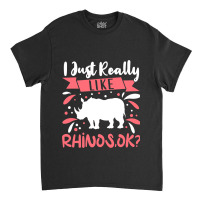 Rhino Outfit For Rhinoceros Lovers Apparel Women G Classic T-shirt | Artistshot