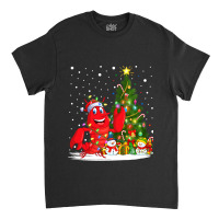 Santa Lobster Fish Xmas Tree Lighting Lobster Chri Classic T-shirt | Artistshot