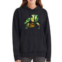 Sea Turtle Watercolor Art Shirt Sea Turtle Lovers Vintage Hoodie | Artistshot