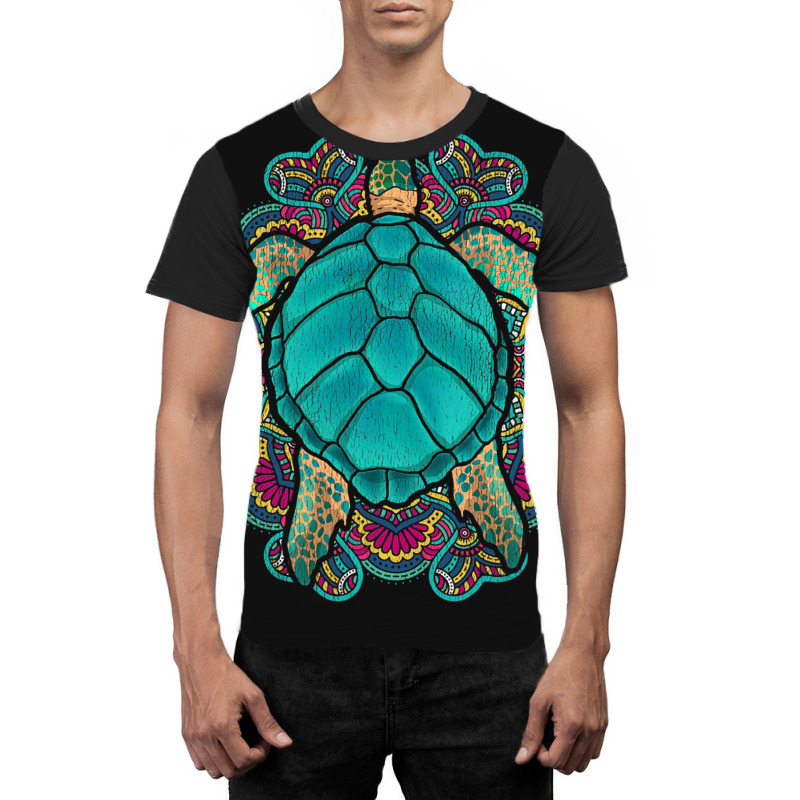 Sea Animal Turtle Lover Polynesian Tattoo Tribal T Graphic T-shirt by TONYGYARMATI | Artistshot