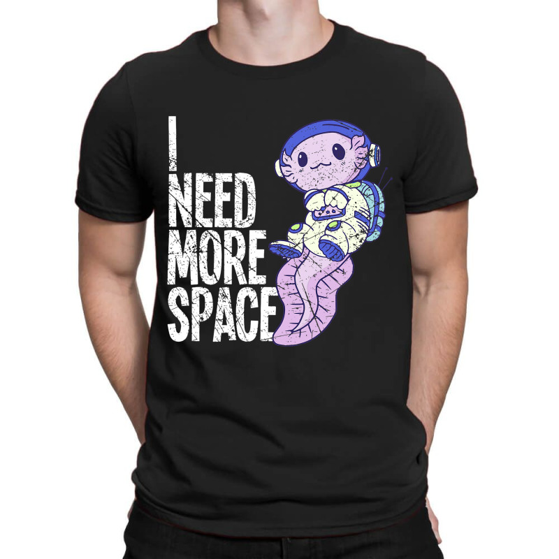 Space Galaxy Flying Axolotl Spacesuit Salamander S T-shirt | Artistshot