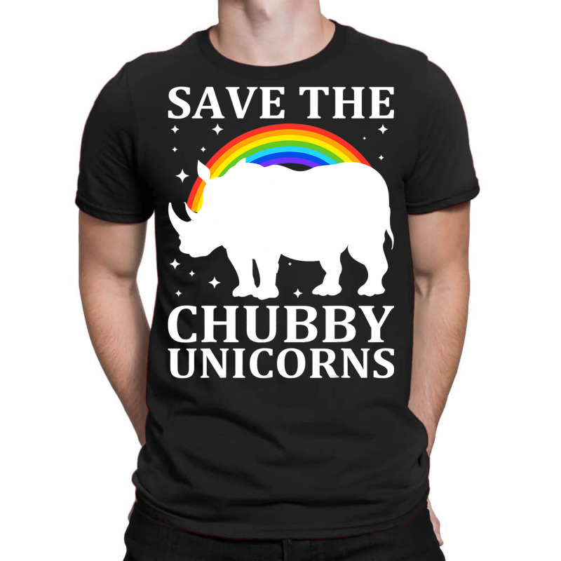 Save The Chubby Unicorns Vintage Funny Rhino Anima T-shirt | Artistshot