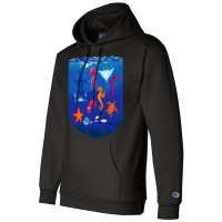 Sea Animals Ocean Life Creatures Lover For Kids Ch Champion Hoodie | Artistshot