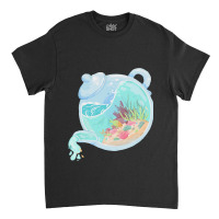 Sea Creatures Fish Teapot Saltwater Coral Reef Aqu Classic T-shirt | Artistshot