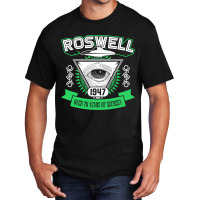 Roswell 1947 Alien Area 51 Conspiracy Theory Basic T-shirt | Artistshot