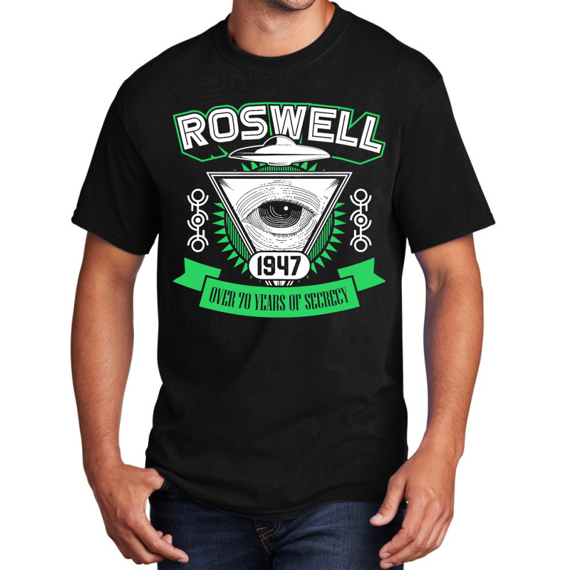 Roswell 1947 Alien Area 51 Conspiracy Theory Basic T-shirt | Artistshot