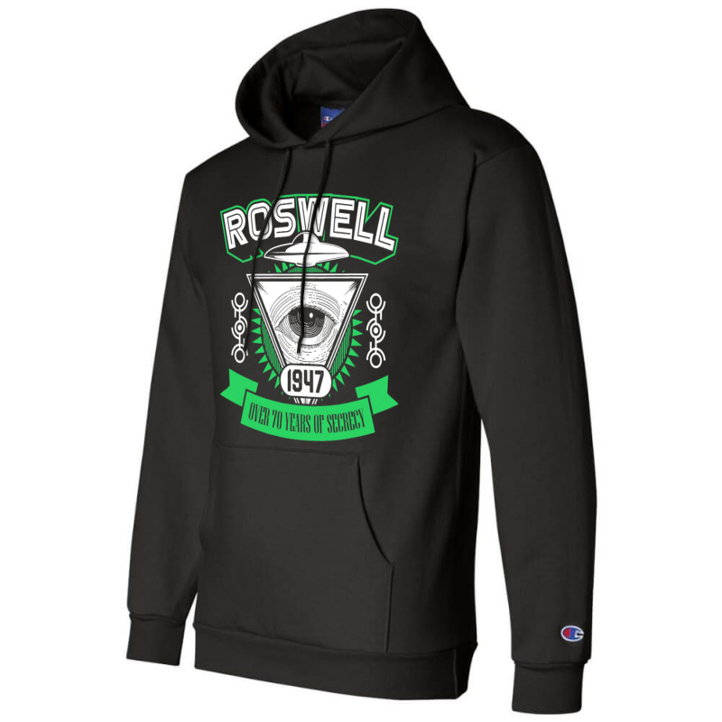 Roswell 1947 Alien Area 51 Conspiracy Theory Champion Hoodie | Artistshot