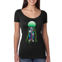 Sea Jellies Jellyfish Lover Cnidaria Marine Animal Women's Triblend Scoop T-shirt | Artistshot