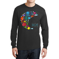 Sea Life Jellyfish Fish Starfish Ocean Beach Lover Long Sleeve Shirts | Artistshot