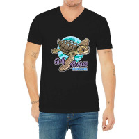 Sea Loggerhead Turtle Gulf Shores Alabama V-neck Tee | Artistshot