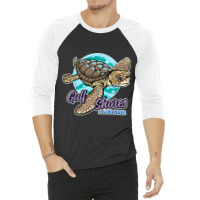 Sea Loggerhead Turtle Gulf Shores Alabama 3/4 Sleeve Shirt | Artistshot