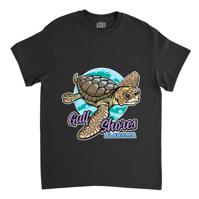 Sea Loggerhead Turtle Gulf Shores Alabama Classic T-shirt by WENDYKARL | Artistshot