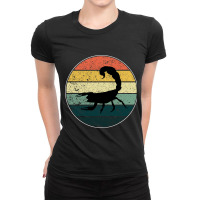 Retro Vintage Scorpion Animals Lover Gifts Distres Ladies Fitted T-shirt | Artistshot