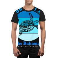 Sea Turtle Andros Island Bahamas Ocean Graphic T-shirt | Artistshot