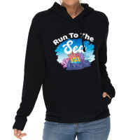 Run To The Sea Anemone Coral Reefs Lightweight Hoodie | Artistshot