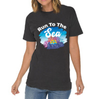 Run To The Sea Anemone Coral Reefs Vintage T-shirt | Artistshot