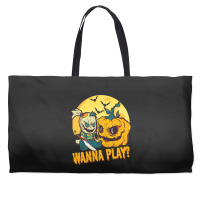 Scary Horror Doll Funny Halloween Horror Costume Weekender Totes | Artistshot