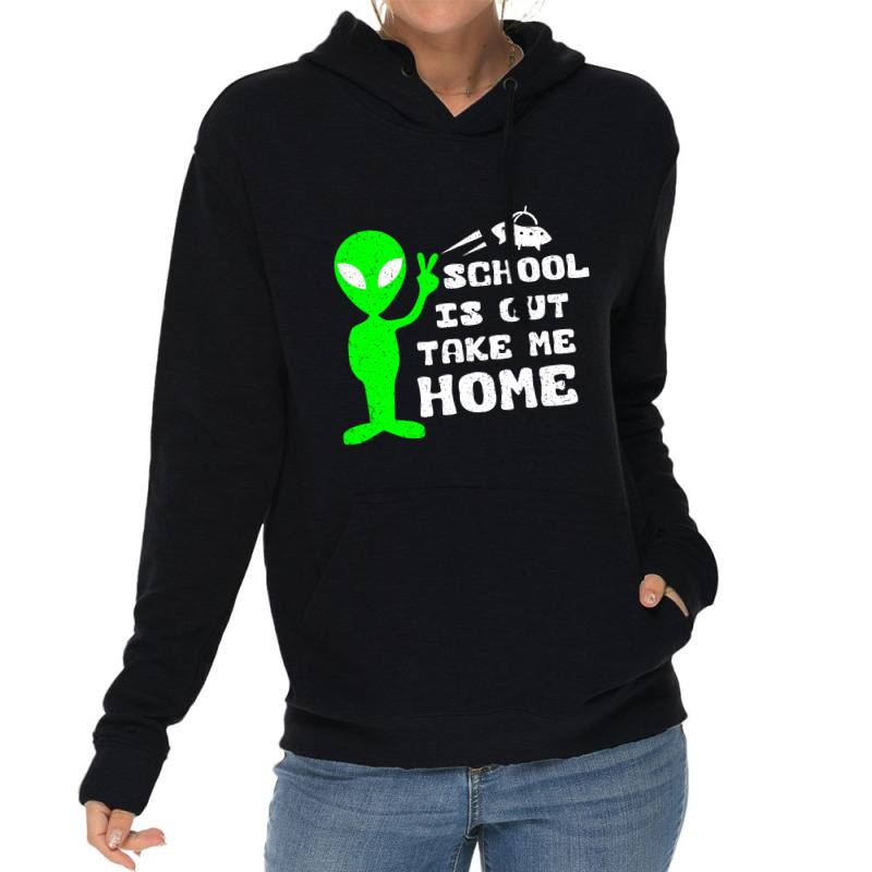 School Is Out Alien Lightweight Hoodie | Artistshot