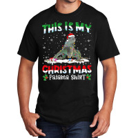 This Is My Christmas Pajama Shirt Cute Iguana Animals Basic T-shirt | Artistshot