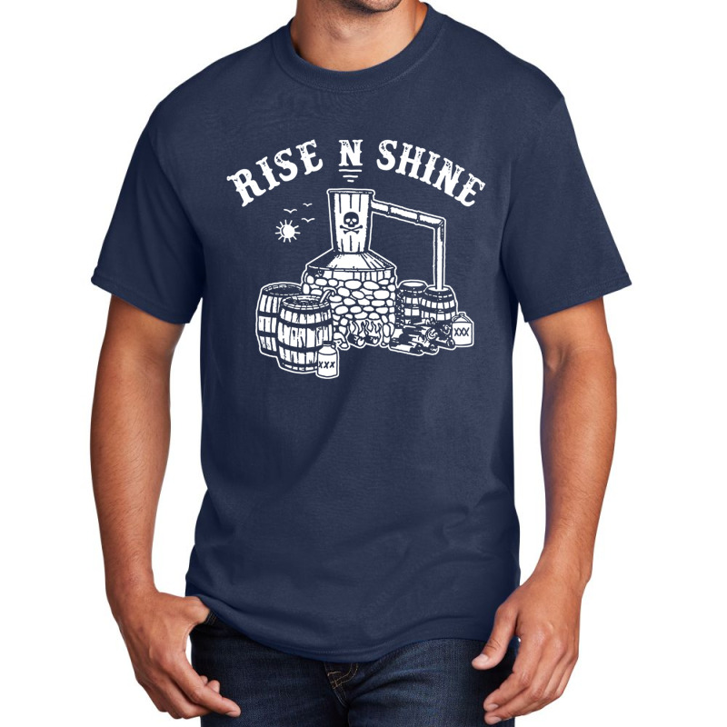 Moonshiner Still Rise And Shine, Moonshiner Still Rise And Shine Vinta Basic T-shirt | Artistshot