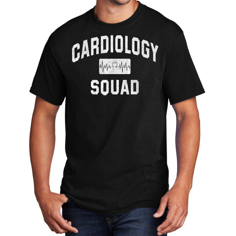 Cardiology Squad Cardiologist Cardiac Doctor Nurse Tech Gift Basic T-shirt by JamyaJefferson | Artistshot