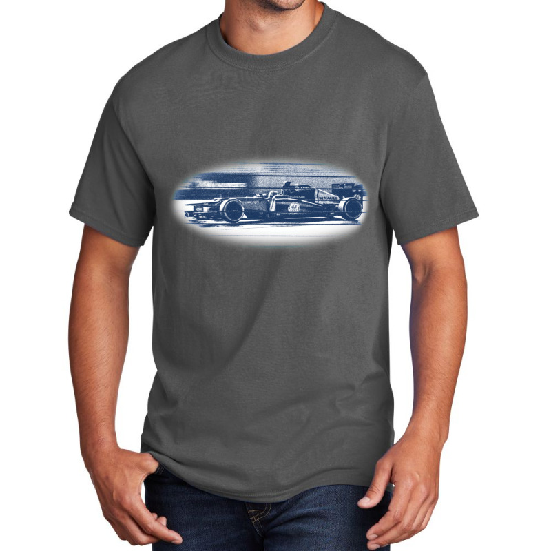 Race Car Basic T-shirt by NICHOLASGIBSON | Artistshot