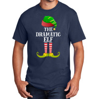 Dramatic Elf   Funny Matching Family Christmas Pajamas T Shirt Basic T-shirt | Artistshot