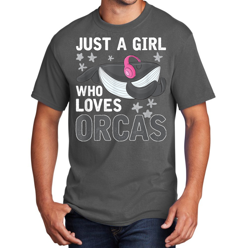 Diving Orca Cute Whale Women Girls Gift Orca Basic T-shirt | Artistshot