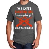 Sporting Trap Clay Lover Clay Shooting Skeet Shooting Girl Basic T-shirt | Artistshot