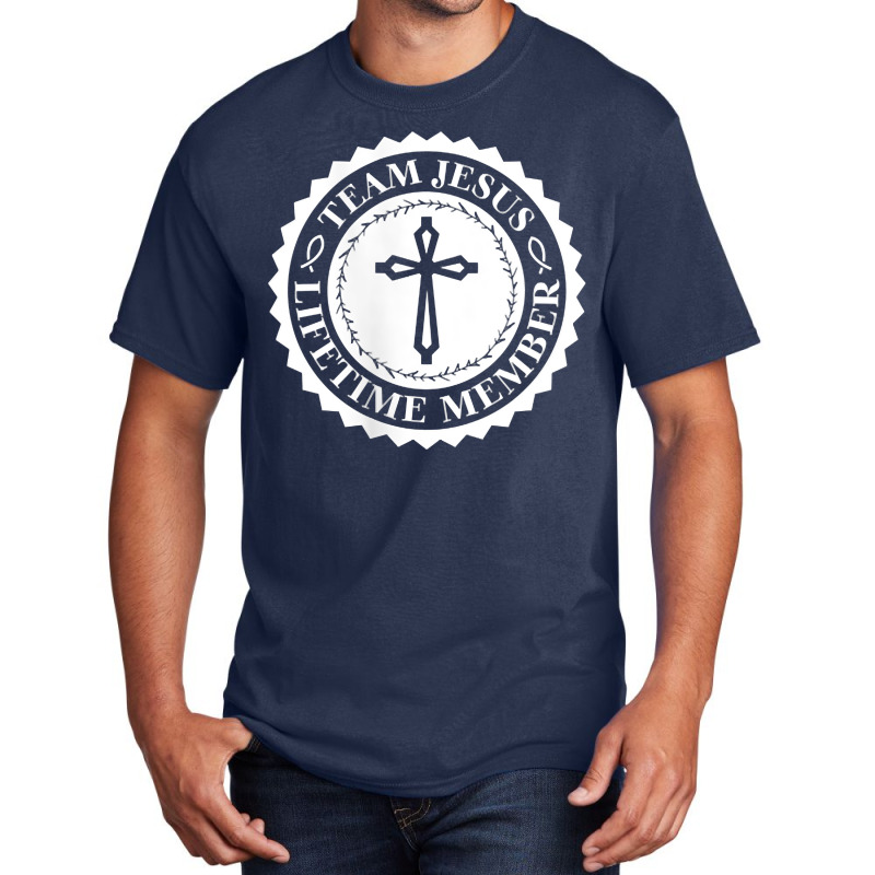 Lifetime Member   Team Jesus T Shirt Basic T-shirt by cm-arts | Artistshot