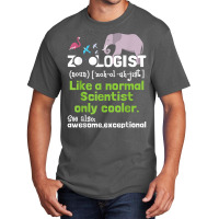 Zoologist Definition Zoology Zookeeper Wildlife T Shirt Basic T-shirt | Artistshot