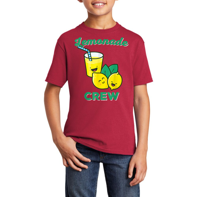 Lemonade Stand Shirt Crew And Boss Lemon Juice Summer Yellow T Shirt Basic Youth T-shirt by cm-arts | Artistshot