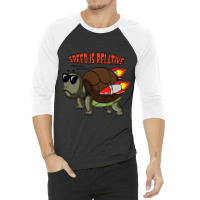 Speed Is Relative For A Fast Turtle Funny 3/4 Sleeve Shirt | Artistshot